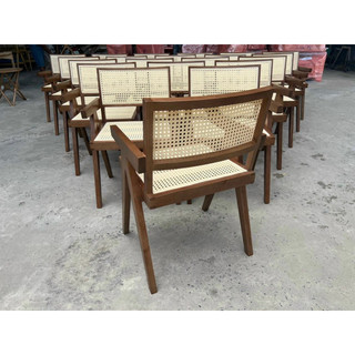ghế gỗ lưng mây cao cấp