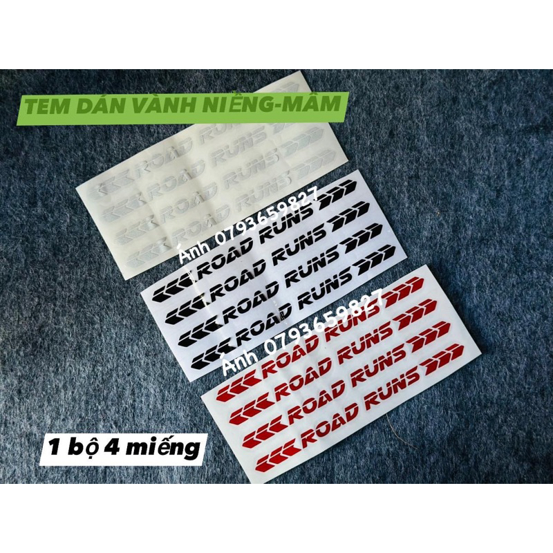 TEM DÁN VÀNH NIỀNG HOẶC MÂM XE