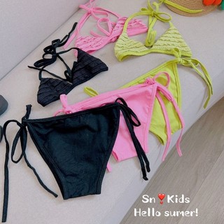 Bikini, đồ bơi cột dây tùy chỉnh cho bé gái
