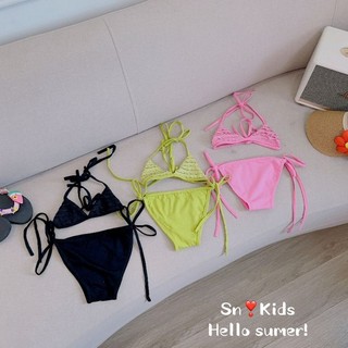 Bikini, đồ bơi cột dây tùy chỉnh cho bé gái