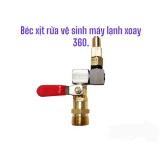 Bộ béc xịt rửa xe và vệ sinh máy lạnh xoay 360 CNC.
