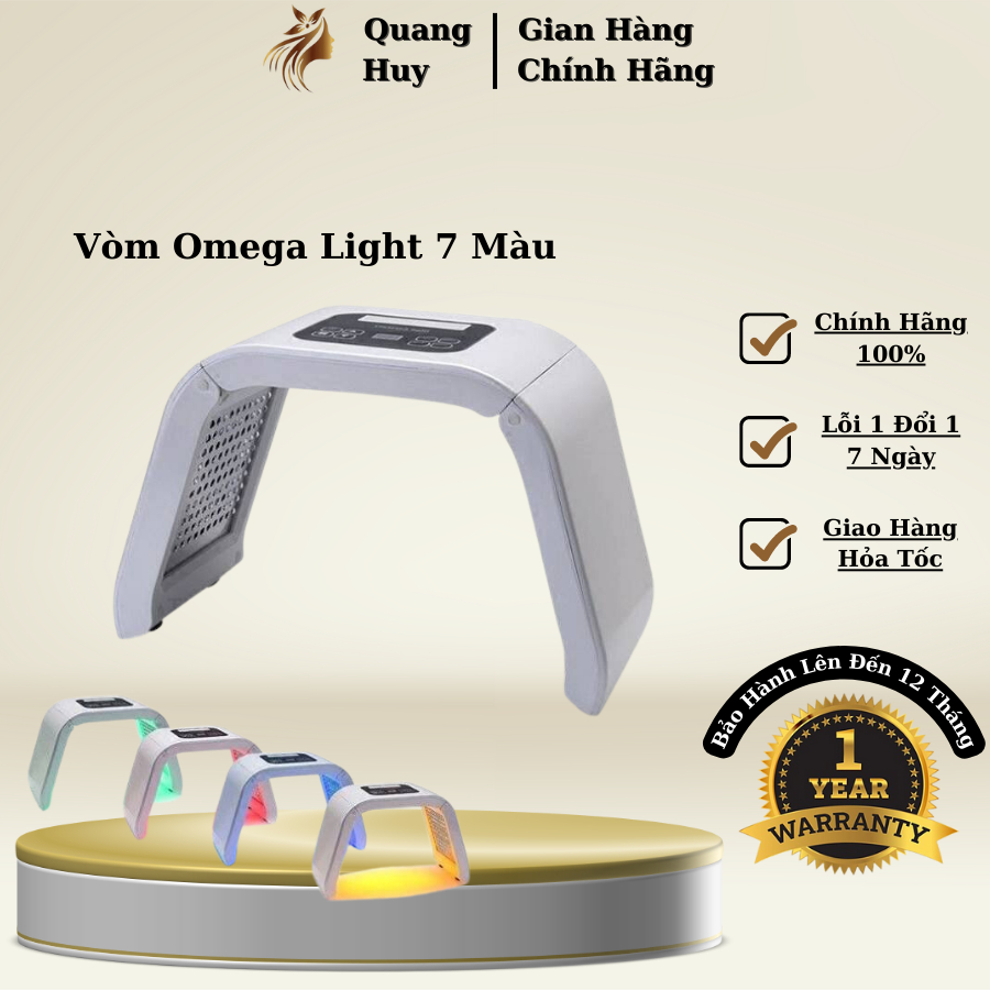 Vòm ánh sáng Omega Light | Vòm ánh sáng sinh học 7 màu ( Bảo Hành 12 tháng )