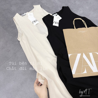 Váy Đũi Sát Nách Hở Lưng
