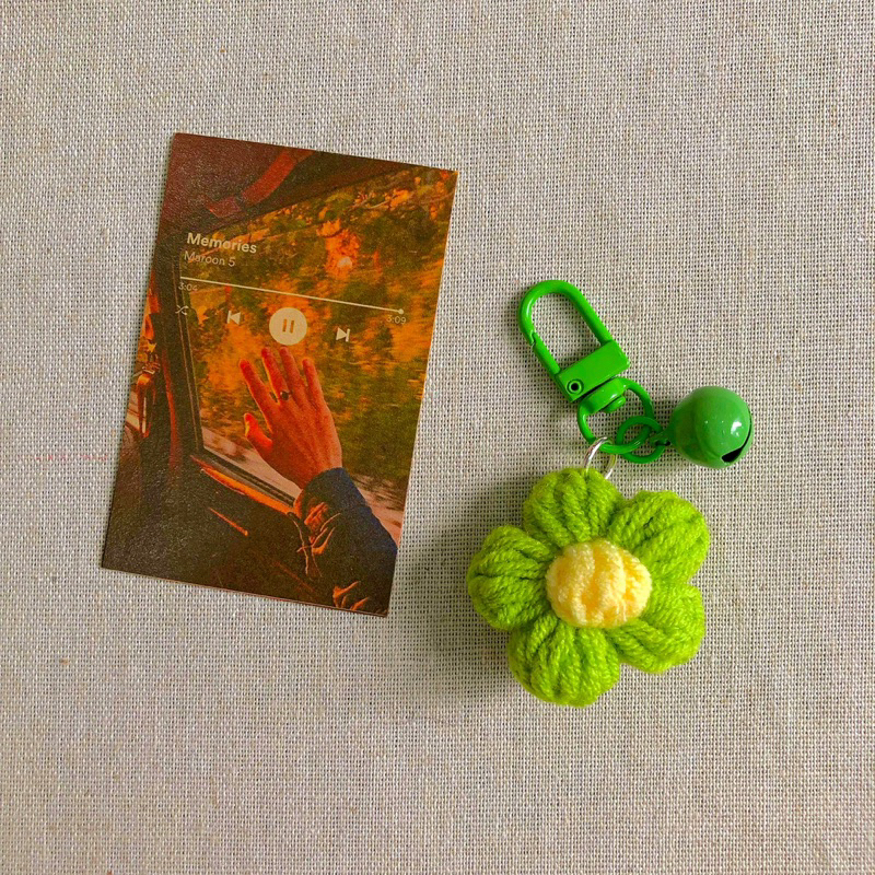 Móc khoá handmade bằng len cute làm quà tặng