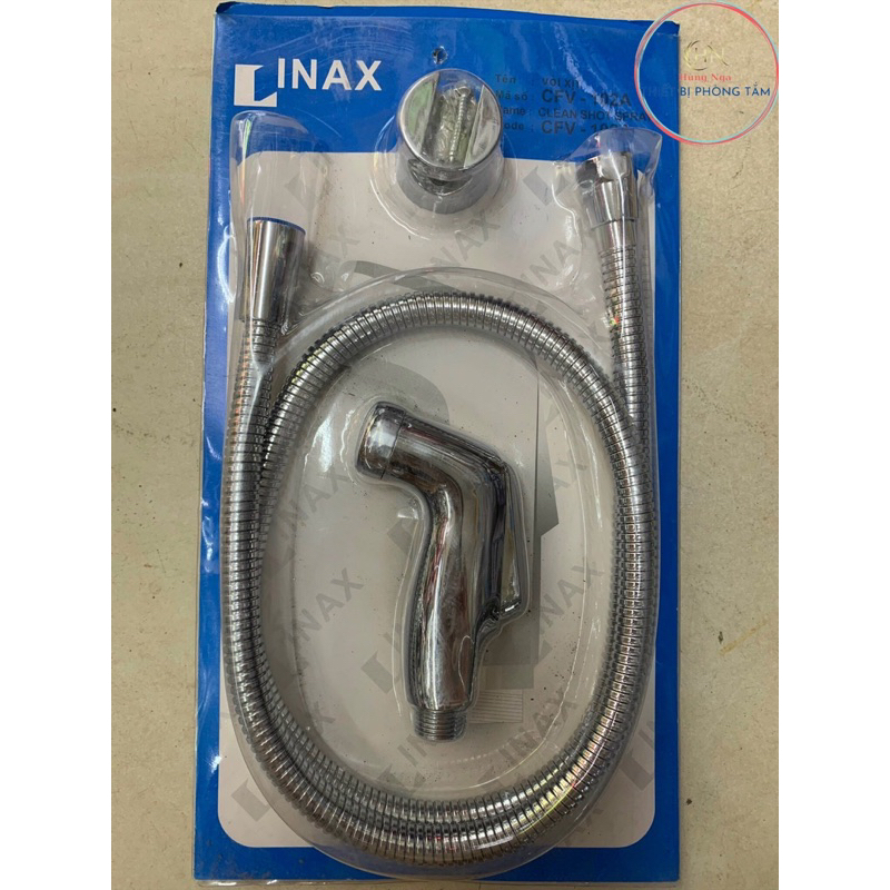 Bộ vòi Xịt Vệ Sinh cao cấp Linax - Hàng chính hãng, bằng inox sáng bóng.