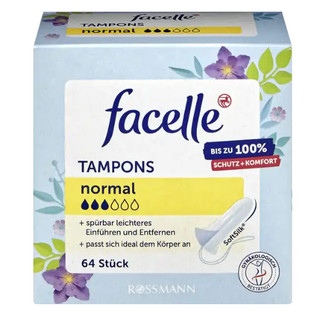 Tampons băng vệ sinh dạng nút Facelle, Đức