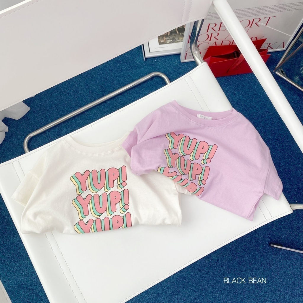 Áo trẻ em #Blackbean siêu xinh mềm mát Chính hãng Hàn Quốc_YUP!