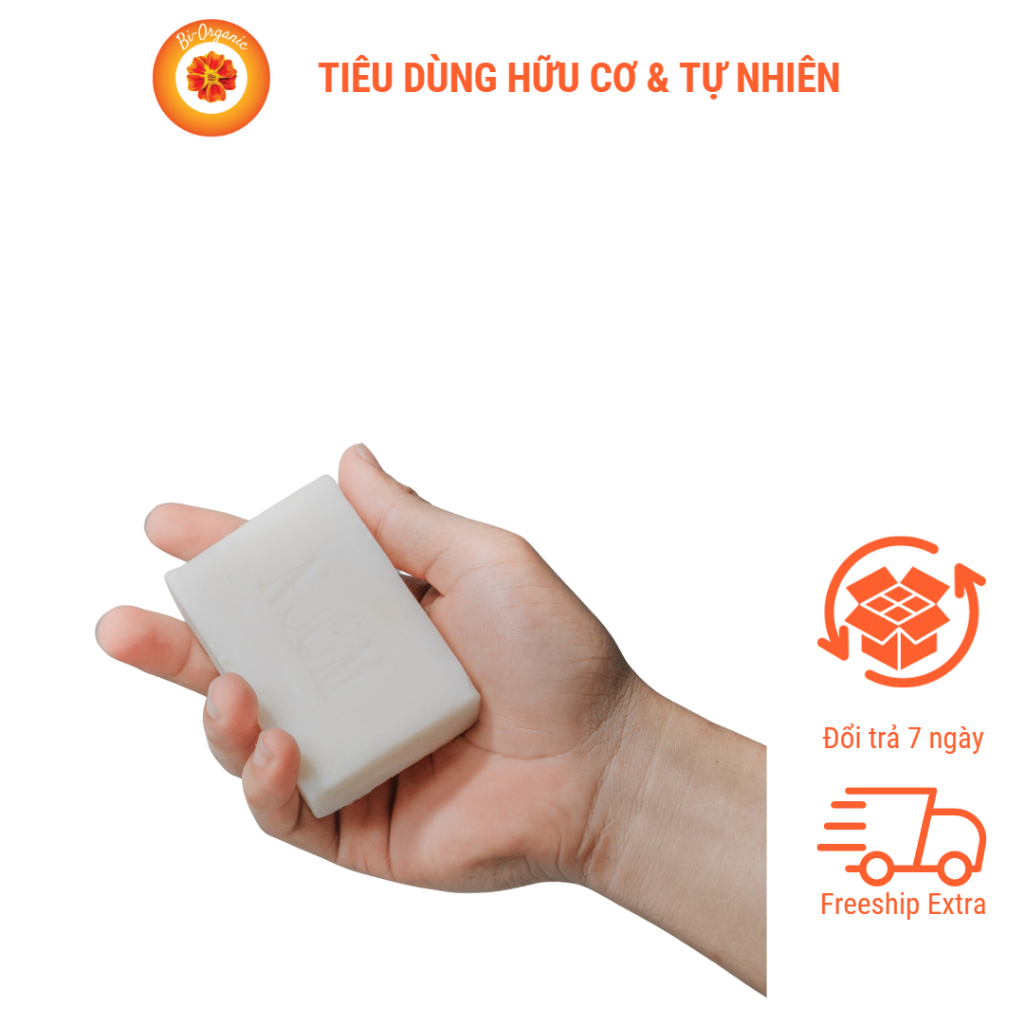 Xà bông tự nhiên Noom 100g an toàn cho mọi loại da thành phần tự nhiên không tồn dư NaoH