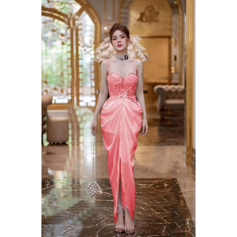 ❤ĐẦM BODY HAI DÂY KẾT ĐÁ 💐💐 425k