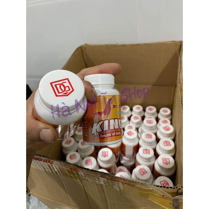 Thuốc nuôi gà đá, tăng bo King B12-B15 hộp 100viên