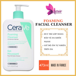 Sữa rửa mặt Cerave Foaming Facial Cleanser 473ml