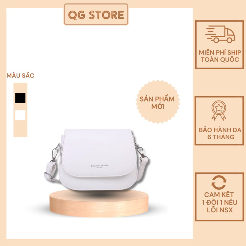 Túi Xách Nữ Túi Đeo Vai Giá Rẻ Dáng Bầu Basic Phong Cách Hàn Quốc QG Store