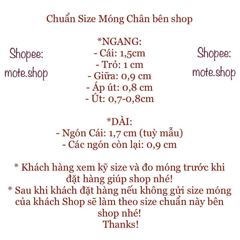 Nailbox - Móng Chân úp nails thiết