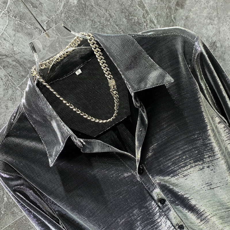 Áo Sơ Mi Lưới Lấp Lánh Thời Trang Badboy Cho Cặp Đôi