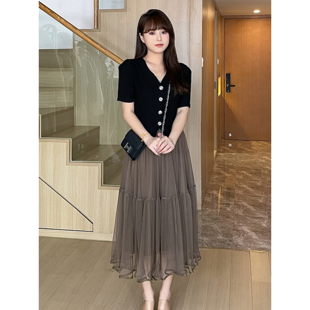 Chân Váy Bigsize Mập Fashion Áo kiểu Bigsize Coton Thái Thiết Kế Thon Gọn Đi Làm Đi Chơi Đều Xinh Đủ Size 50-90kg CV0006