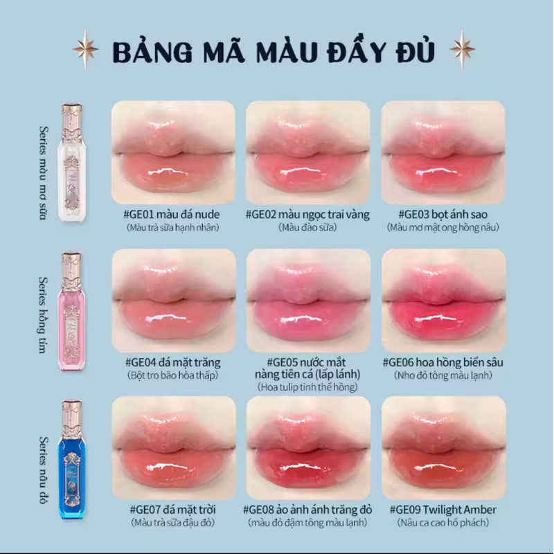 Son Bóng Flower Knows Bản Moonlight Mermaid Mãi Keoo