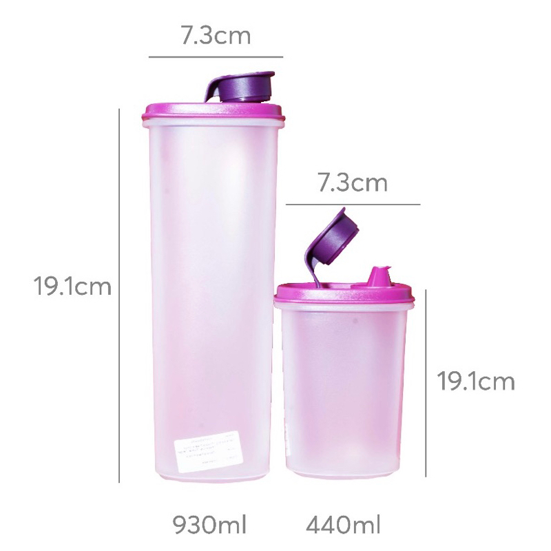 Bộ Bình EZY POUR  - Set bình dầu tím Tupperware