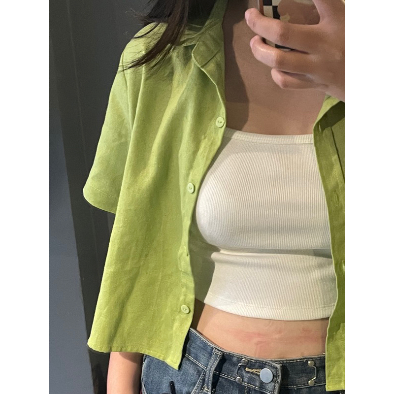 Áo sơ mi form ngắn mùa hè PAULA SHIRT