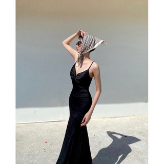 IVER DRESS ( váy lụa dài )