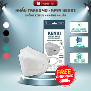 Combo 100 cái khẩu trang kf94 4 lớp kháng khuẩn