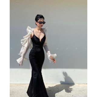 IVER DRESS ( váy lụa dài )