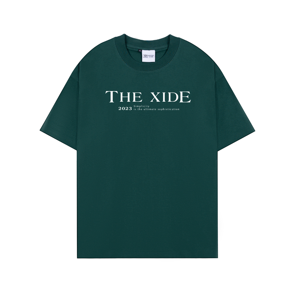 Áo thun The Xide áo phông unisex hình in chữ form rộng chất cotton 2 chiều định lượng 250gr co giãn