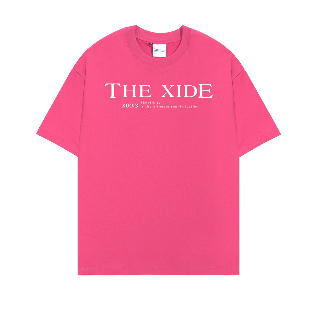 Áo thun The Xide áo phông unisex hình in chữ form rộng chất cotton 2 chiều định lượng 250gr co giãn