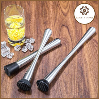 Chày dầm pha chế inox thân dẹt