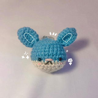 [HÀNG ĐẶT TRƯỚC] Móc khoá con vật len handmade doll