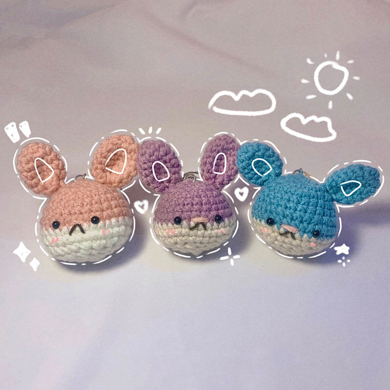 [HÀNG ĐẶT TRƯỚC] Móc khoá con vật len handmade doll