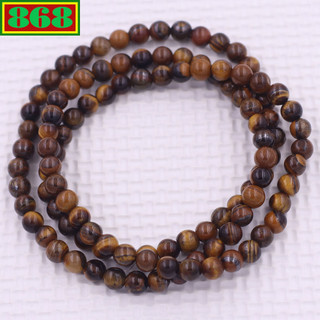 Vòng chuỗi hạt 108 hạt đá mắt hổ vàng đen - hạt 6 ly, 8 ly, 10 ly, vòng chuỗi niệm Phật, vòng chuỗi đeo tay