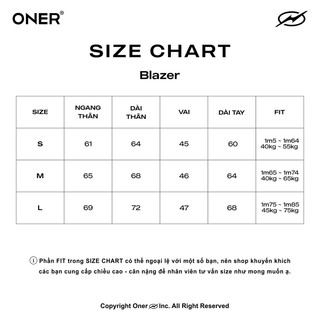 Áo blazer ONER "Matt Blazer"