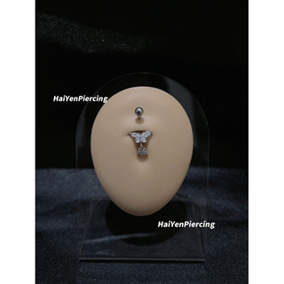 Khuyên Rốn Bướm Đá Xinh (Ảnh Thật)