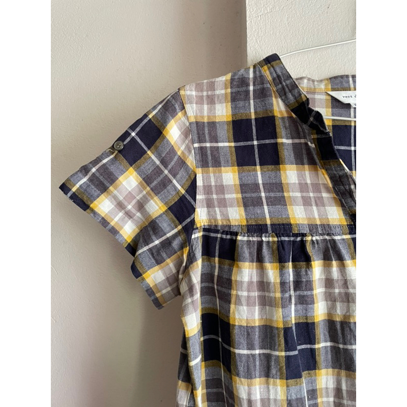 | Serie 5 |  Áo/ Váy kẻ caro babydoll