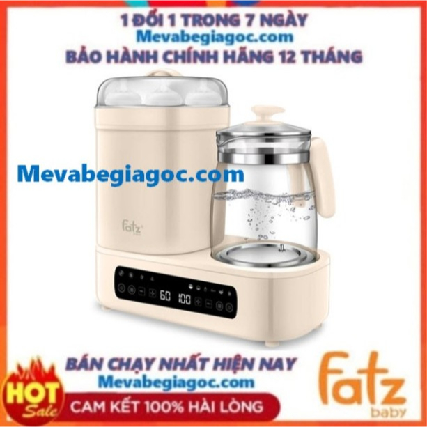 Máy đa Năng điện Tử FatzBaby Fatz Multimax 8 FB9022BK - Không BPA, an toàn cho Mẹ và Bé