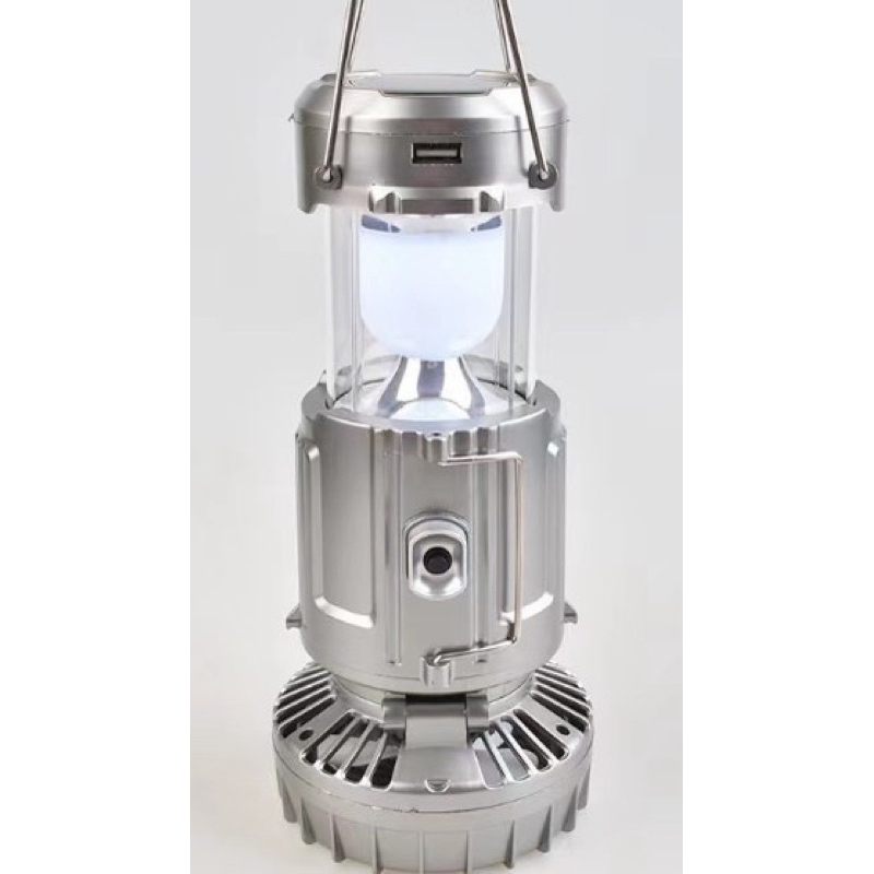 Đèn Bão Siêu Sáng, Đèn năng lượng mặt trời 4 trong 1 Kèm Sạc dự phòng