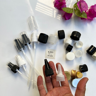 Nắp nhọn nhỏ giọt đen / trong phi 20 / 24 / 28 - nắp vặn chai nhựa đủ kích cỡ 30ml / 50ml / 100ml / 200ml / 500ml