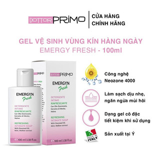 Dung Dịch Vệ Sinh Phụ Nữ Emergyn Fresh DottorPrimo Dùng Hằng Ngày 100ml