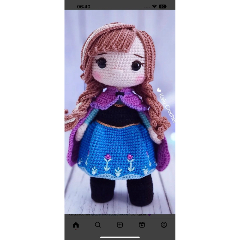 Wednesday- Elsa-Anna búp bê len