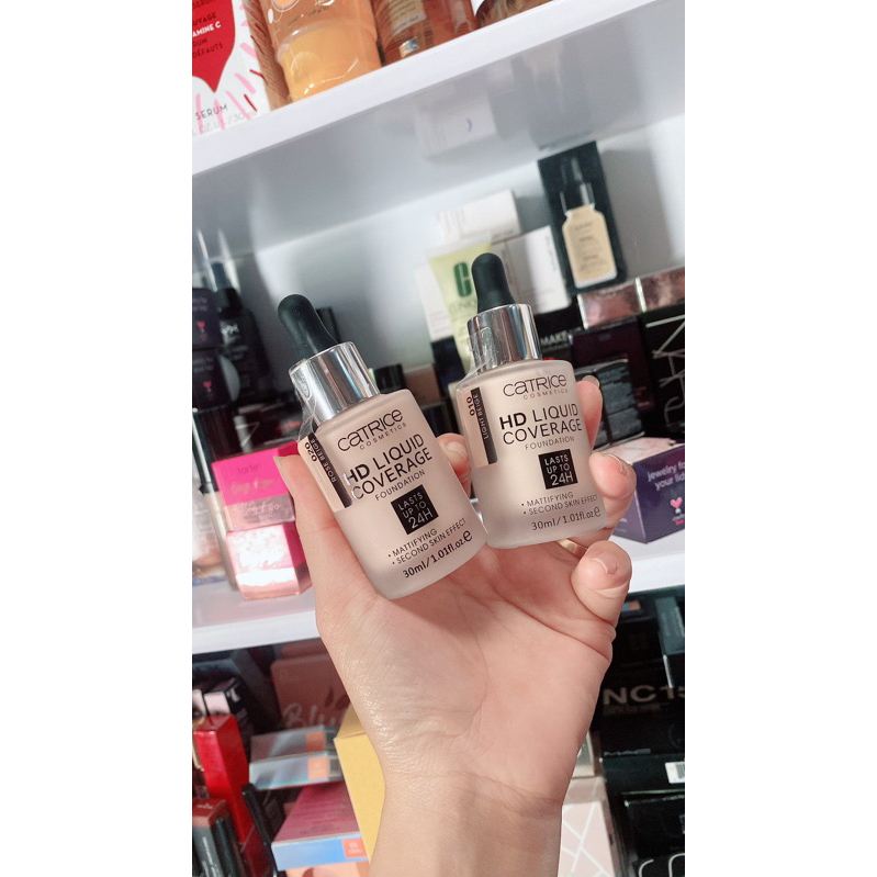 KEM NỀN CATRICE HD LIQUID COVERAGE FOUNDATION KIỀM DẦU CHE PHỦ 24H