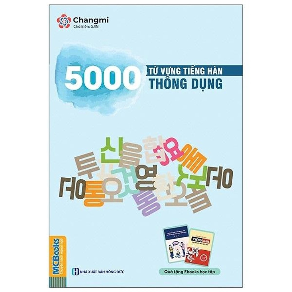 Sách - 5000 Từ Vựng Tiếng Hàn Thông Dụng