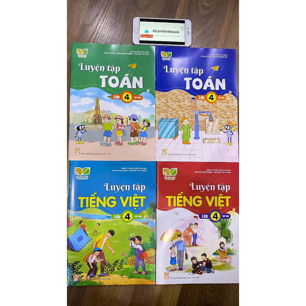 Sách - Combo Luyện tập Tiếng việt lớp 4 tập 1 + 2