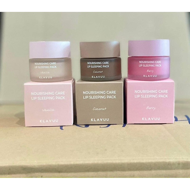 Mặt Nạ Ngủ Dưỡng Môi KLAVUU Nourishing Care Lip Sleeping Pack 20g