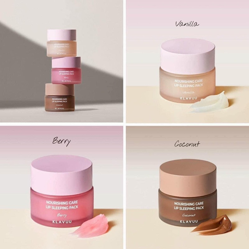 Mặt Nạ Ngủ Dưỡng Môi KLAVUU Nourishing Care Lip Sleeping Pack 20g