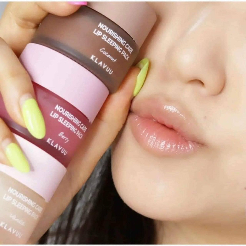 Mặt Nạ Ngủ Dưỡng Môi KLAVUU Nourishing Care Lip Sleeping Pack 20g