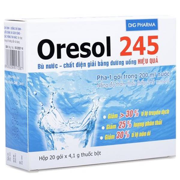 Oresol 245 DHG bù nước