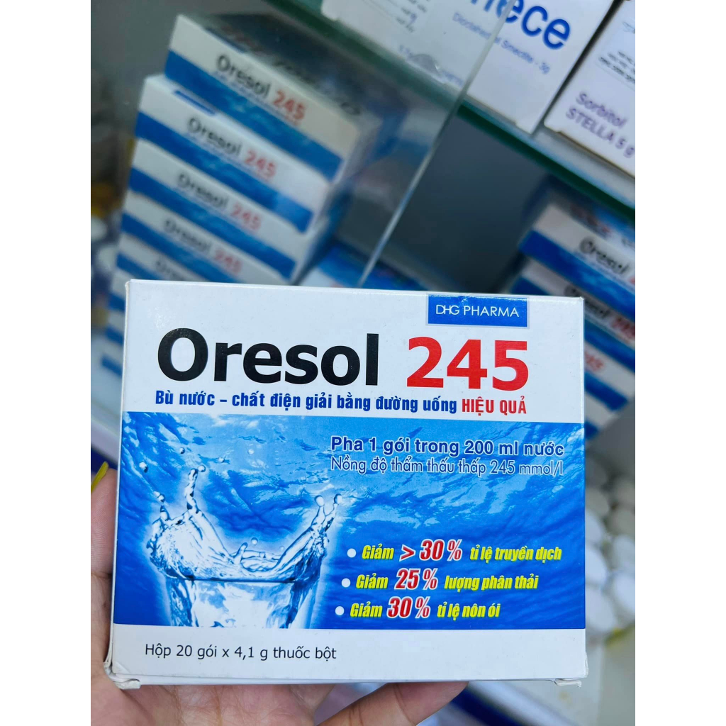 Oresol 245 DHG bù nước