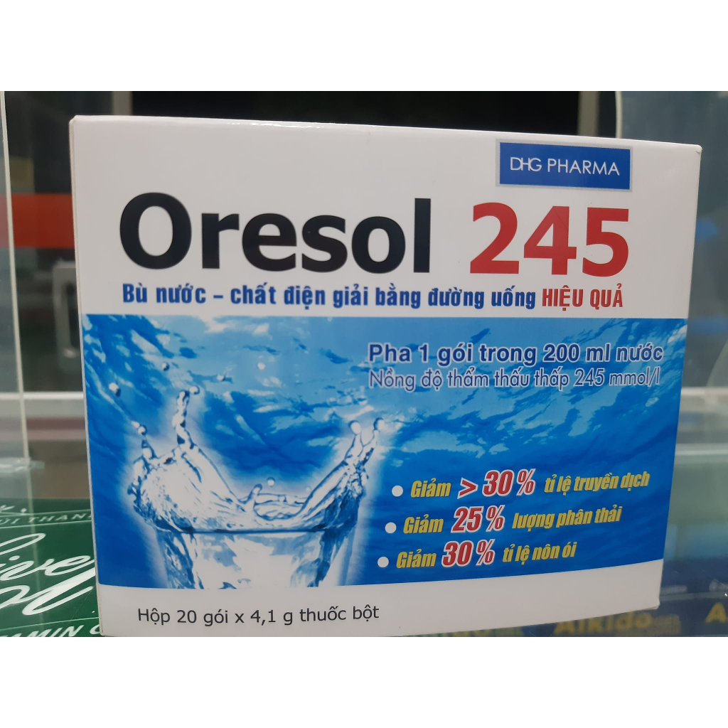 Oresol 245 DHG bù nước