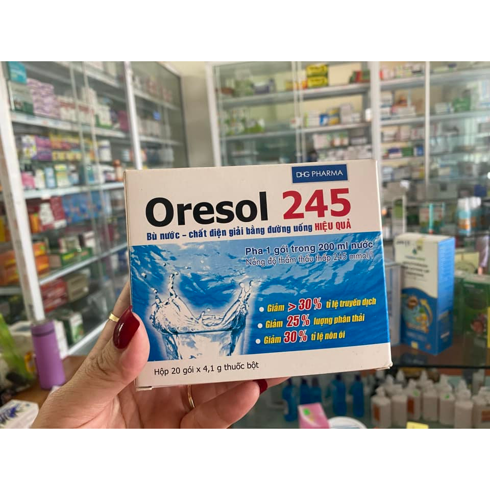 Oresol 245 DHG bù nước