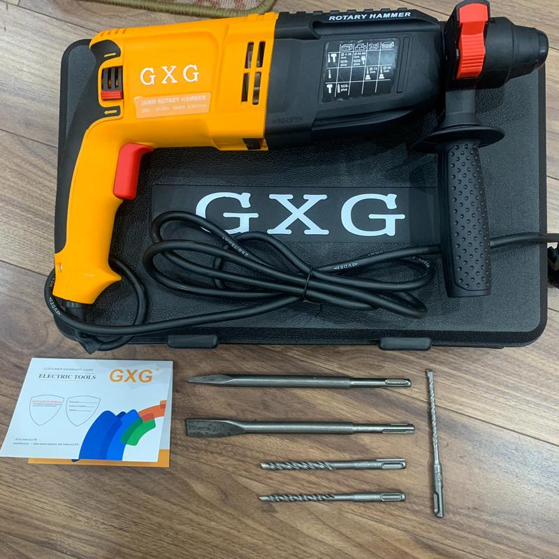 Máy khoan đục bê tông GXG 2-26 - Tặng 5 mũi khoan đục